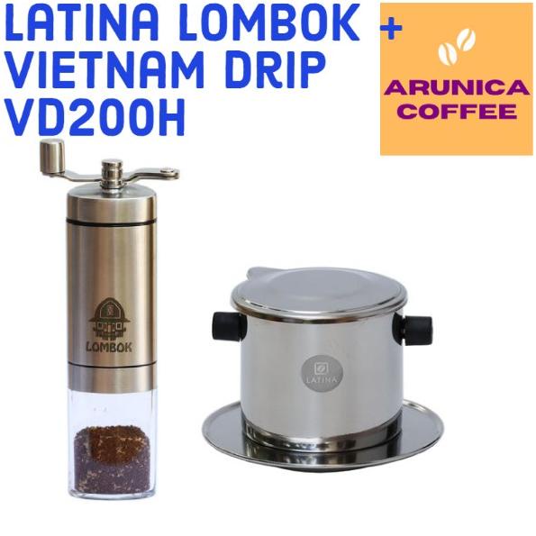 Paket Latina Vd200H Vietnam Drip + Latina Handy Grinder