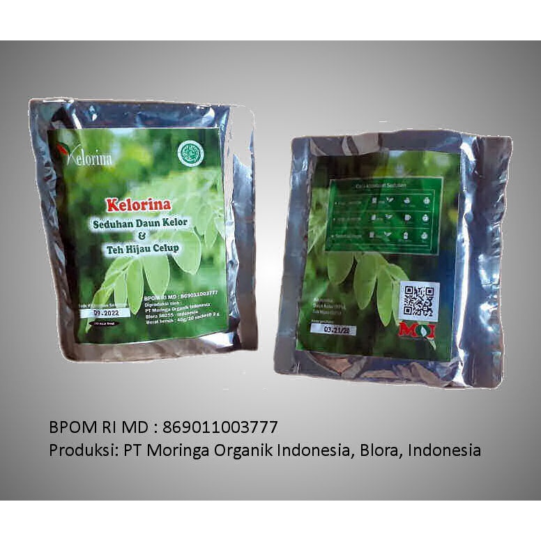 

Kelorina BPOM Teh Daun Kelor Celup 20 teabag