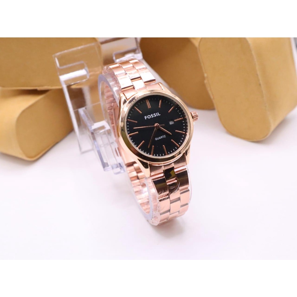 BEST SELLER JAM TANGAN WANITA FS V70 TALI RANTAI ANALOG BODY BULAT DM 3.5CM FREE BOX &amp; BATERAI || JAM TANGAN FASHION WANITA JAM TANGAN CEWEK MURAH