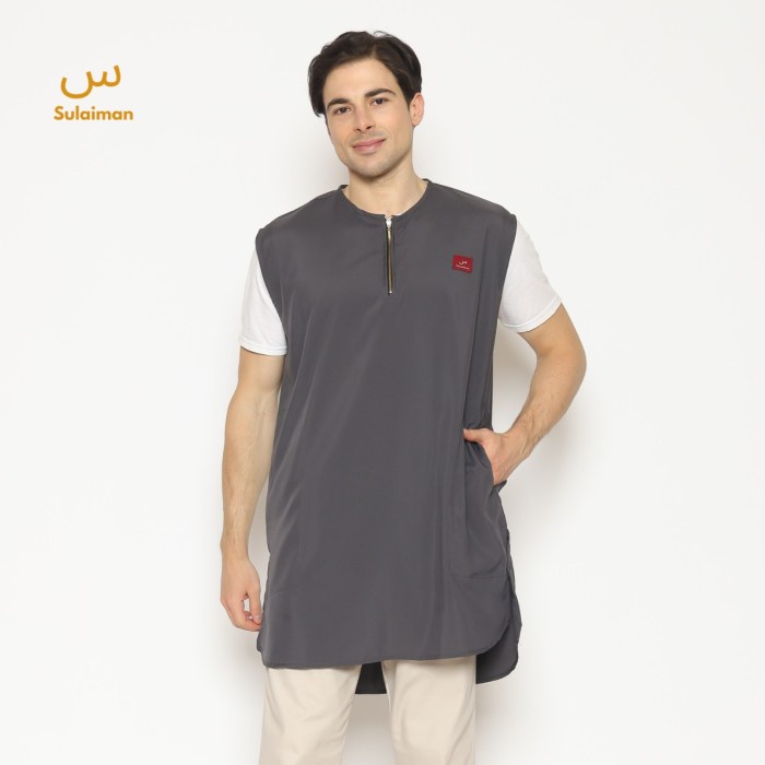 Rompi Sholat Rosal Rompi Shalat Sholat Pria By Sulaiman Model Polos(M0S5) rompi sholat pria jumbo OR