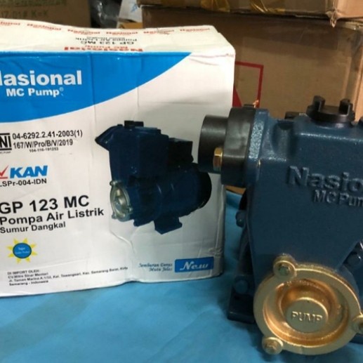 MESIN POMPA AIR" NATIONAL MC PUMP GP 125WATT #ORIGINAL