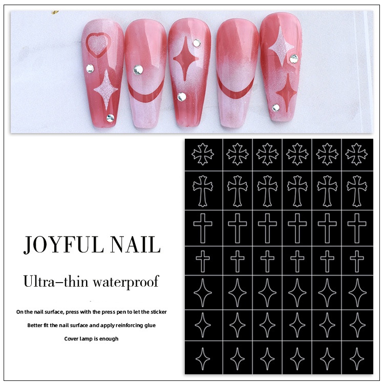 1Pcs Plat Stempel Kuku Stiker Desain Daun Bunga Kupu-Kupu Geometri Untuk Manicure Nail Art Diy