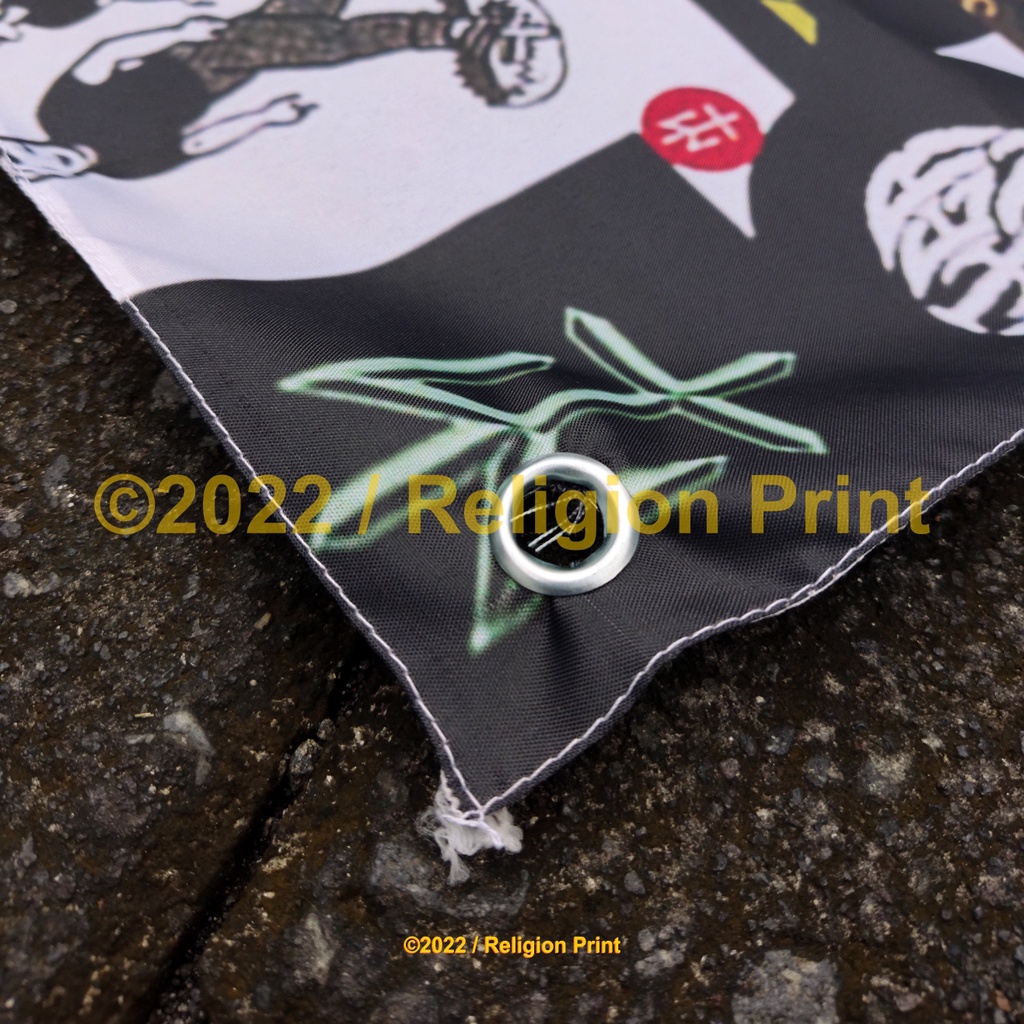 Moms_Syafa Wallflag Maternal Disaster / Bendera Poster Kain Aesthetic