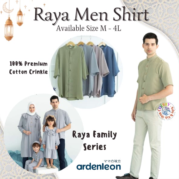 Ardenleon Men Raya S - 4L Baju Lebaran Ayah / Pakaian Muslim Laki Laki CBKS