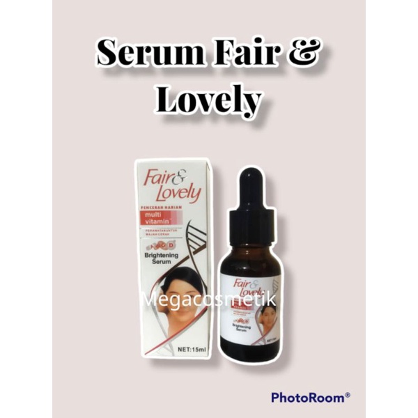 Serum Serum  Fair&amp; Lovely / Rdl Whitening Original / Facial Serum Ori-30 ml