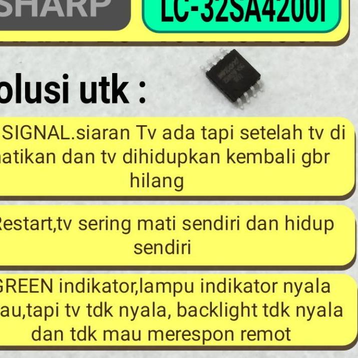 Promo ic eprom memory tv LED Sharp lc-32sa4200i lc32sa4200i LC-32SA42001