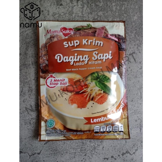 

Termantab] Mamasuka Sup Krim Daging 55gr All Varian / Bahan Bumbu Masakan Sup