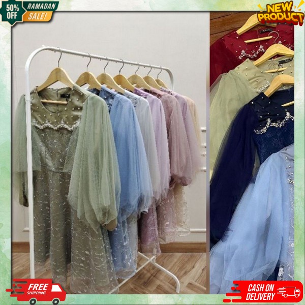 Drees Cewek Maxy Dreas Lebaran Bju Pesta Kondangan Gmis Elegan Wanita Size 5L Dres Remaja Dewasa Dre