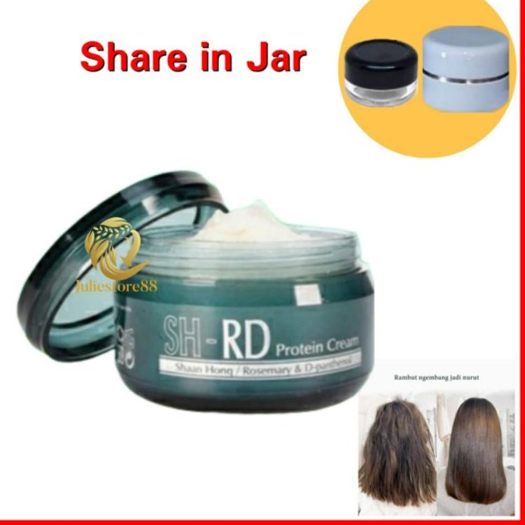 (Terbaik) (SHARE IN JAR) SHRD Protein Cream | Vitamin Rambut yang kering kusut dan mengembang | ramb
