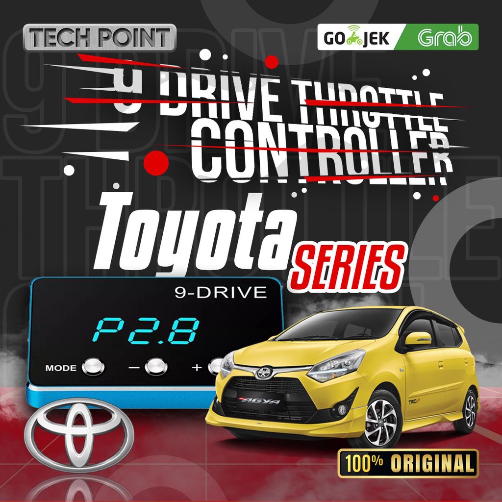 9 Drive Agya 1.2 Throttle Controller Remap Toyota