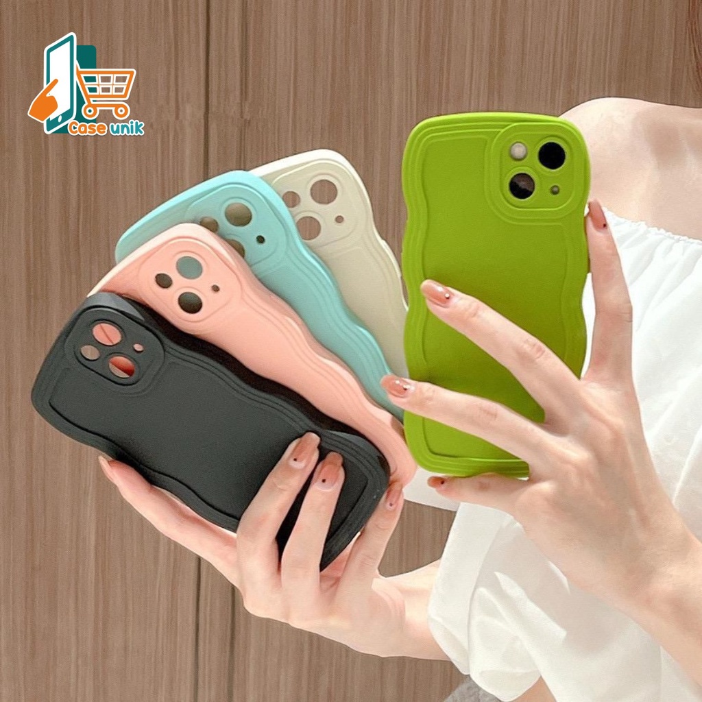 CASE SOFTCASE SILIKON GELOMBANG WAVY PROCAMERA MACARON OPPO RENO 8T 5G CS5513