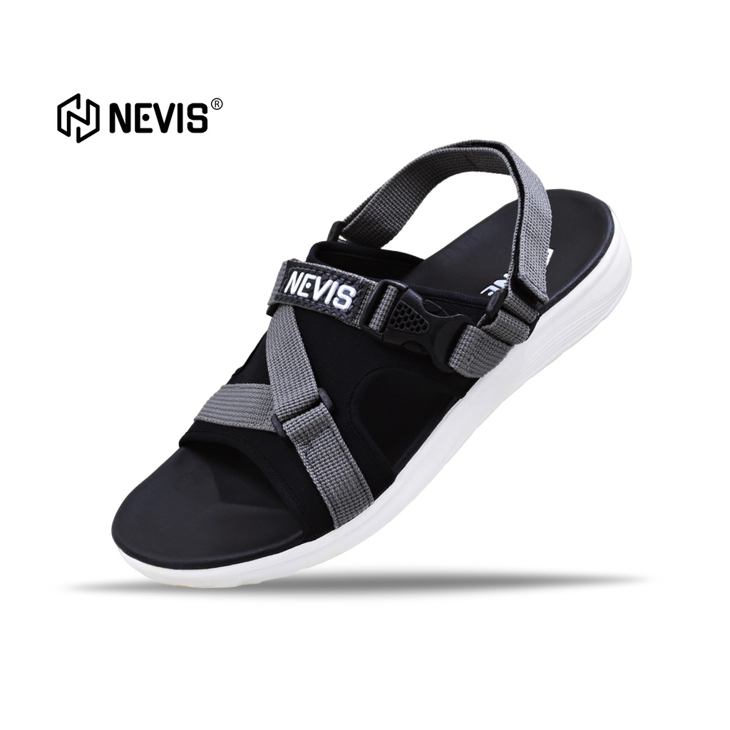 Sandal Gunung Pria Nevis NVS 101 Sendal Outdoor Traveling Tali Velcro Pria Original
