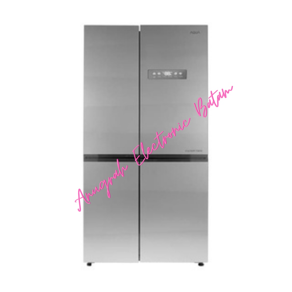 KULKAS MULTI DOOR AQUA AQR575IG | AQUA AQR-575IG SIDE BY SIDE 528LITER INVERTER BATAM