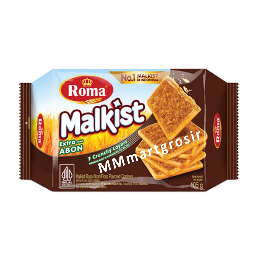 Roma Malkist/ Biskuit Rasa Abon/ Biskuit Malkist/ 105g