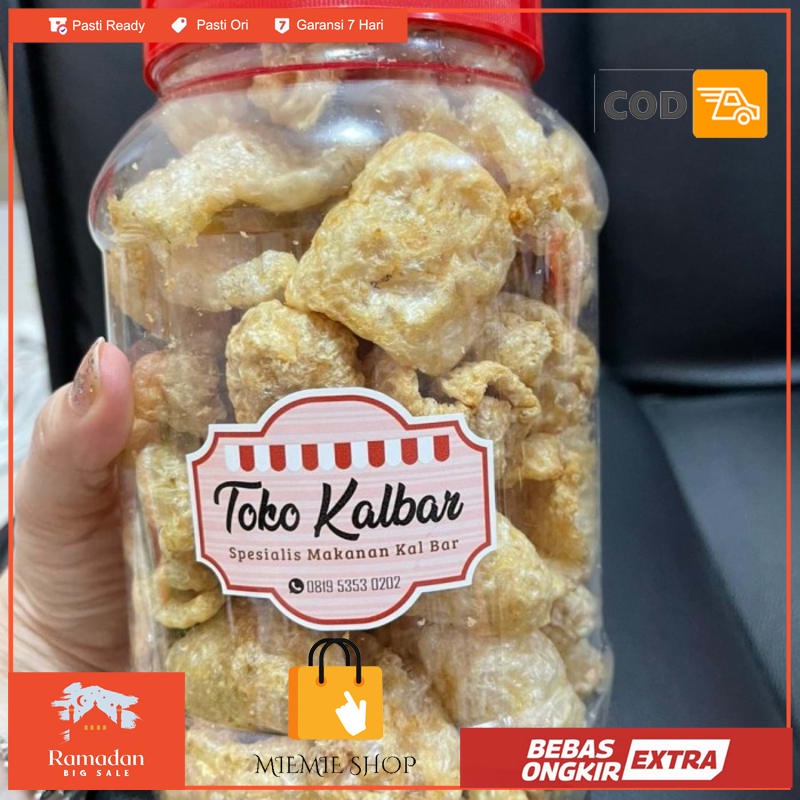 

Krupuk kulit babi / cu jiu ca asli kalbar