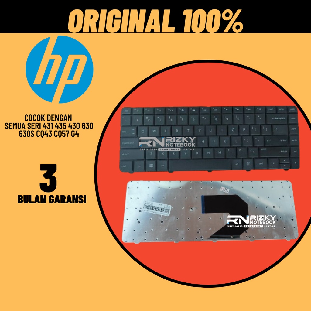 (PREMIUM QUALITY STOK BARU) Keyboard Laptop Hp Compaq 431 435 430 630 630S Cq43 Cq57 G4