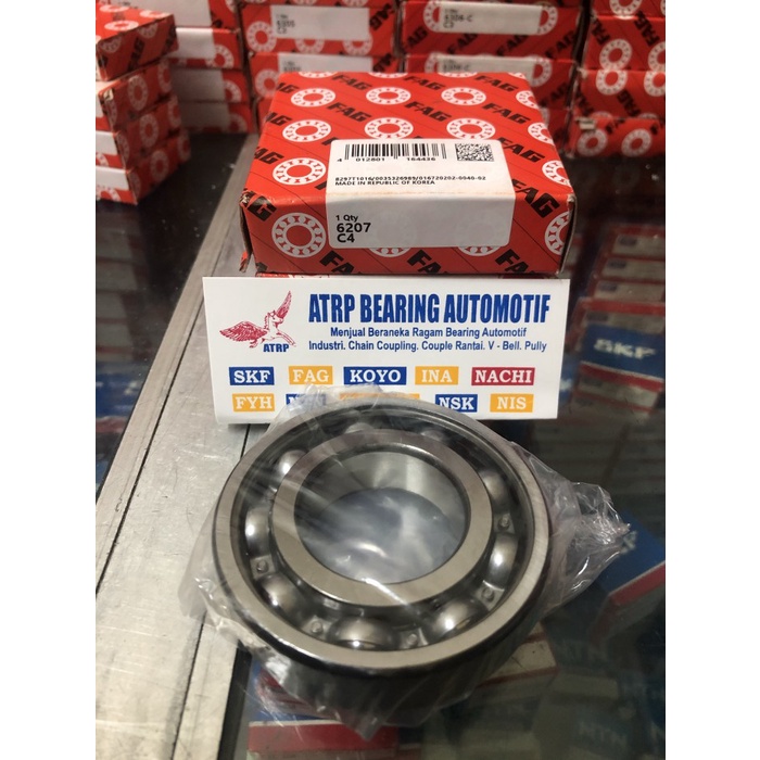 BALL BEARING 6207 C4 FAG ORIGINAL