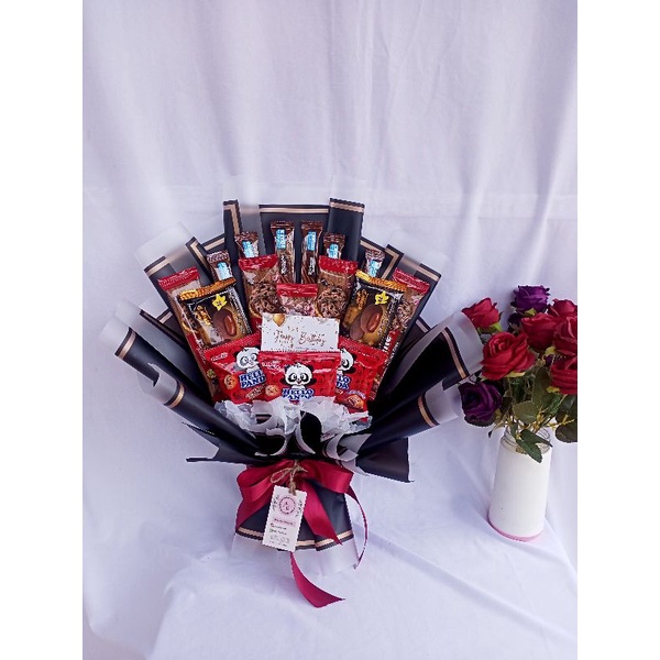 Buket Snack Hadiah Ulang Tahun Anak anak Dewasa