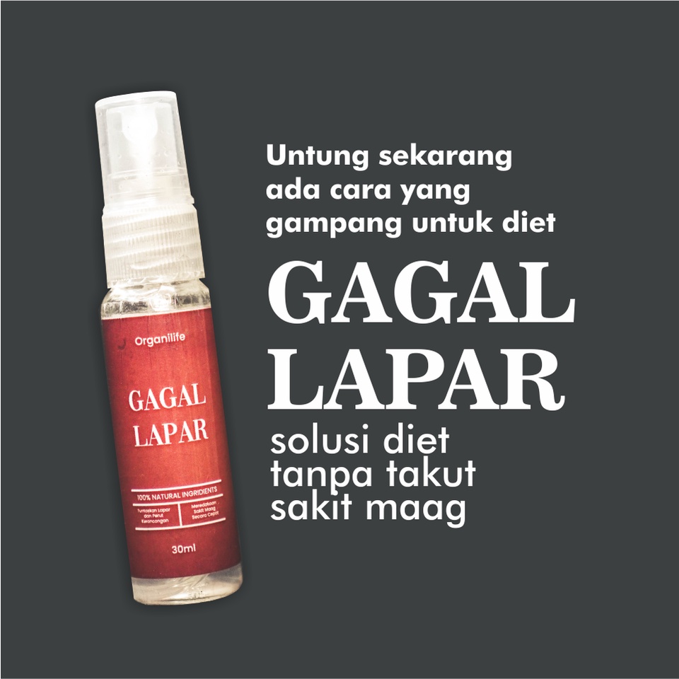 Gagal Lapar Obat Diet Pelangsing Penurun Berat Badan Penghilang Nafsu Makan Peluntur lemak Perut Pal