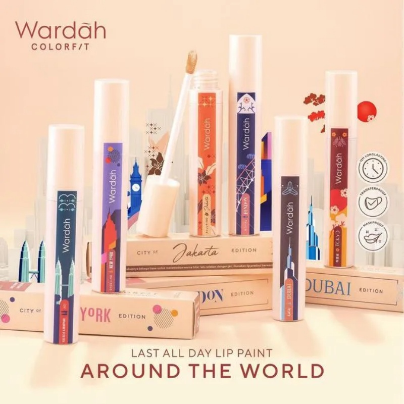 Lipcream Wardah Colorfit Last All Day Lip Paint 4.2 gr (BPOM)