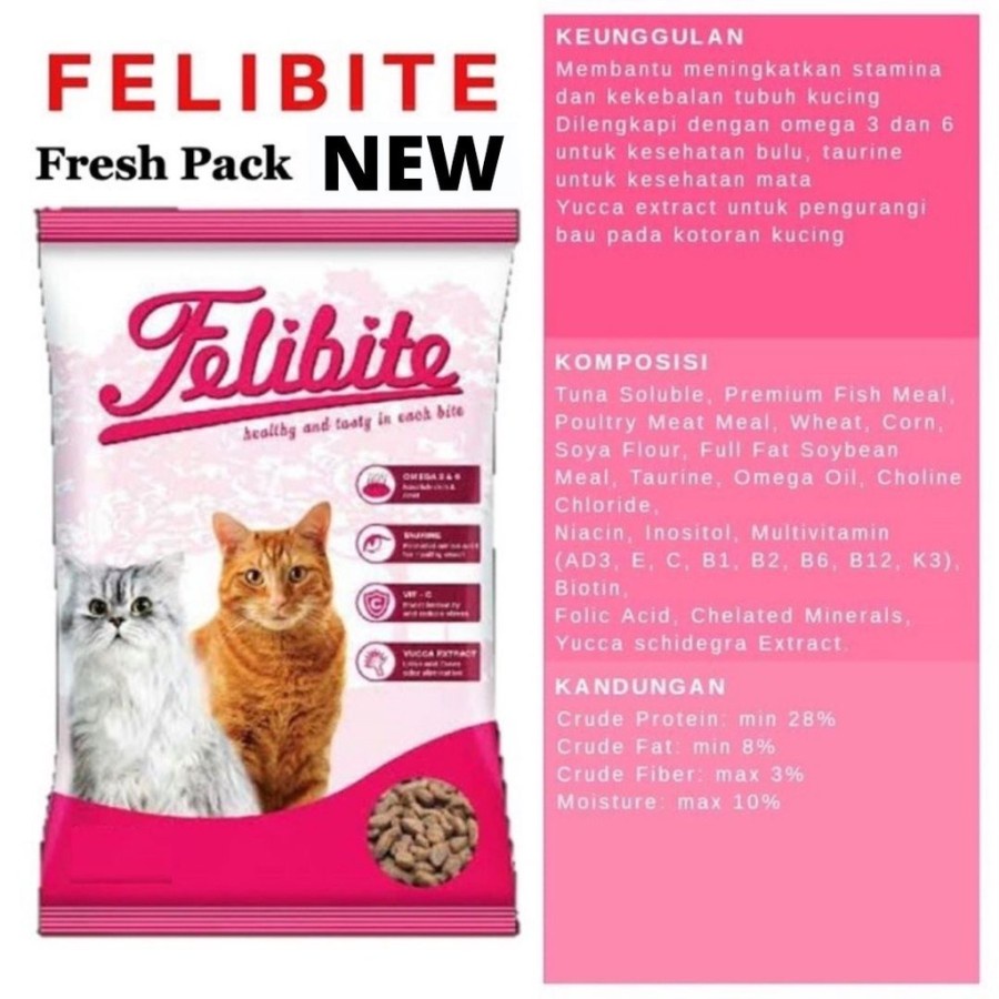 FELIBITE Freshpack Makanan Kucing Murah FEZONE