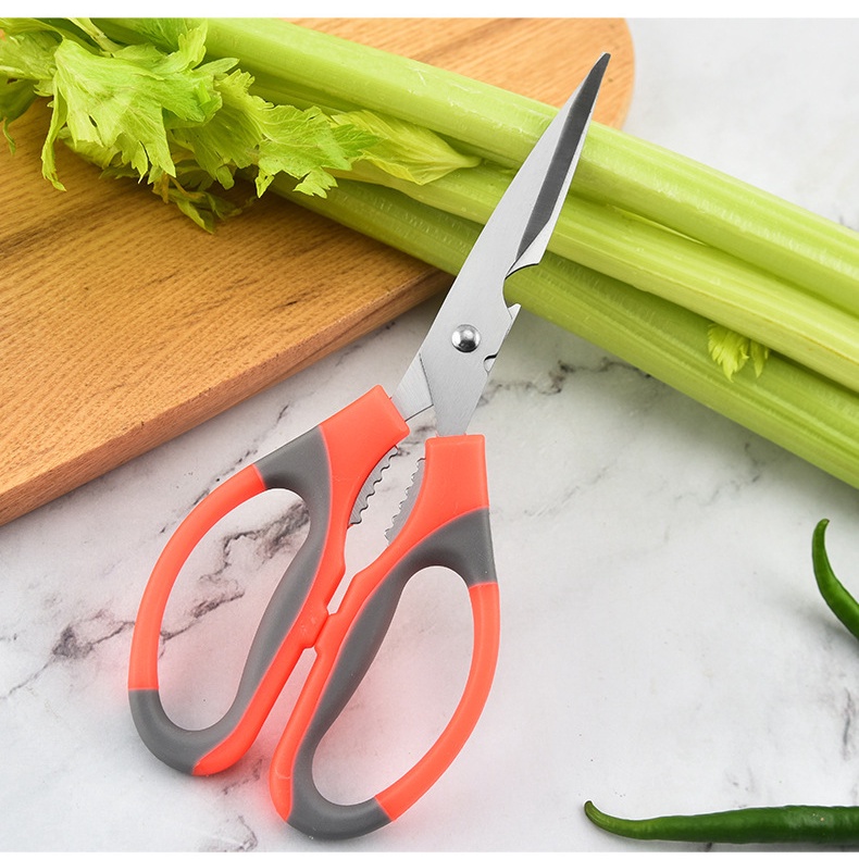 Gunting Dapur MultiFungsi Untuk Ikan Ayam Daging Sayur Kitchen Scissors Stainless Steel