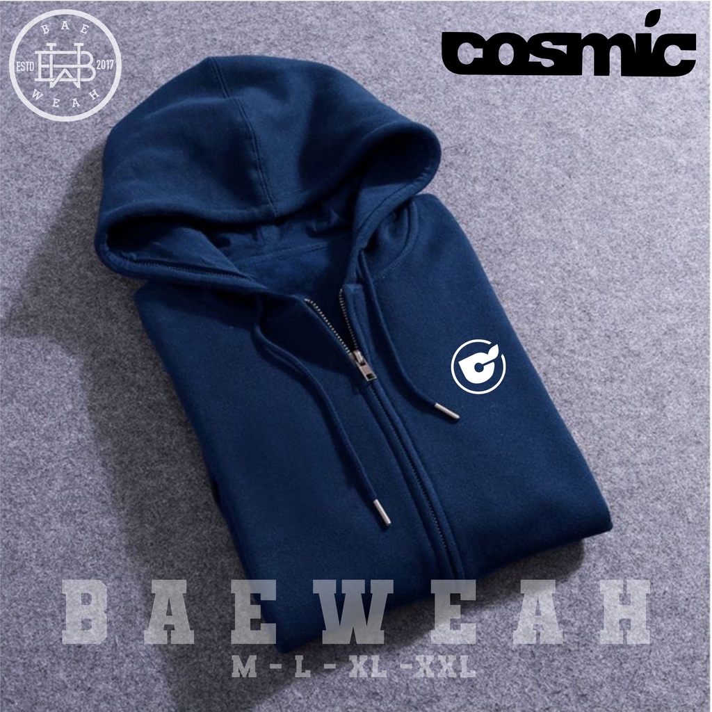 SWEATER HOODIE - Jaket Distro Zipper - Jaket Sweater Hoodie Resleting Pria Cosmic