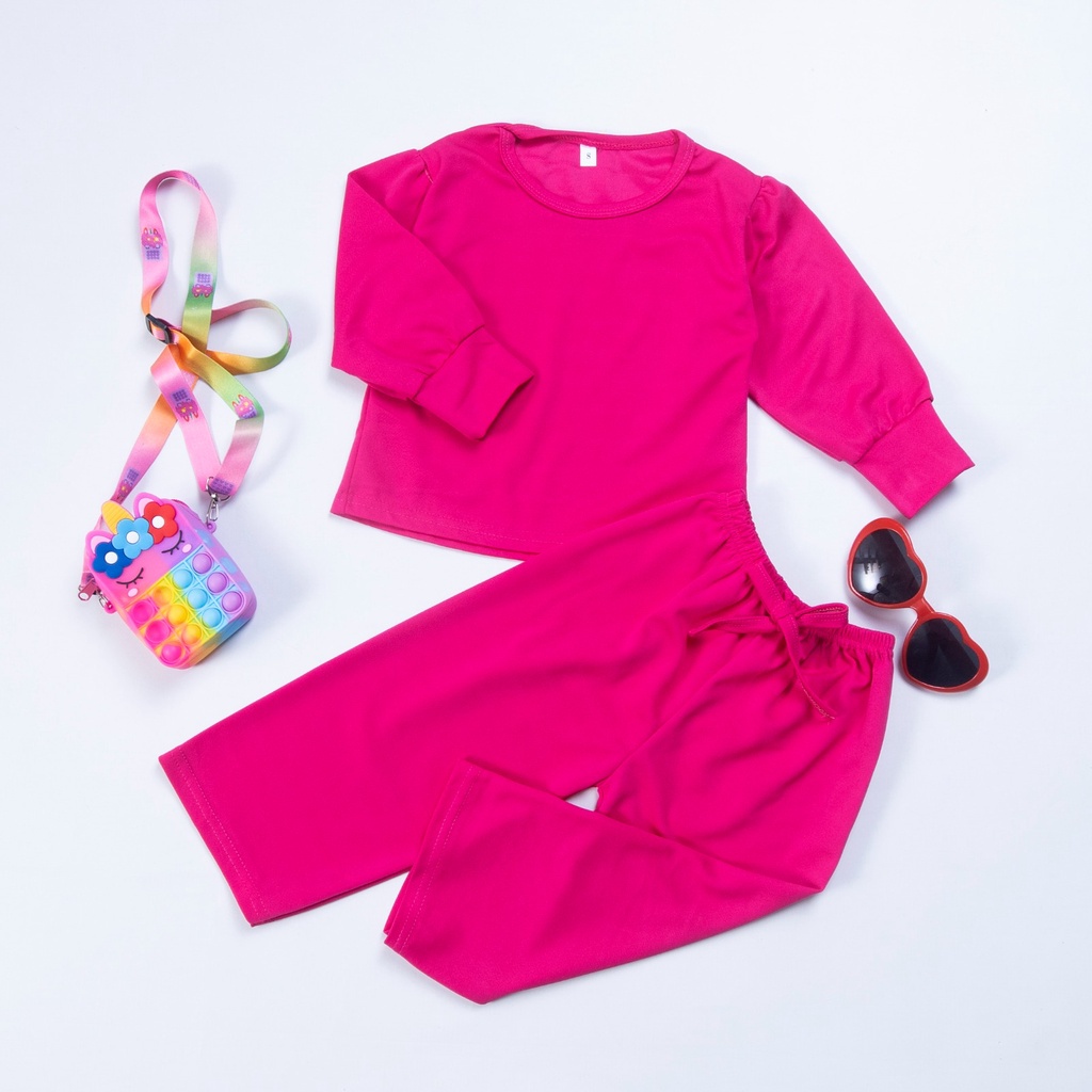 ZASKIYA - Setelan anak Chava / Set Anak Perempuan Chava 1-5 thn