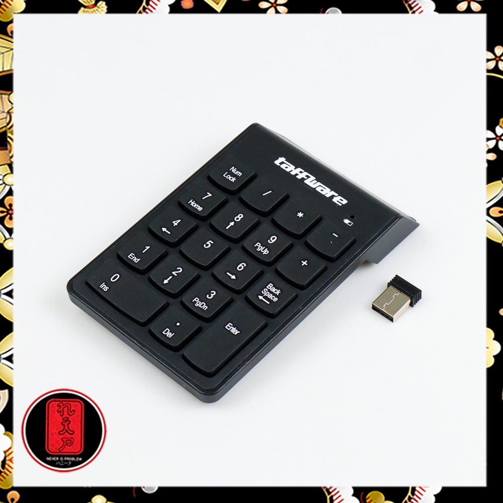 Taffware Keypad Numeric Wireless 2.4 GHz 10 Meter - i120 - Black