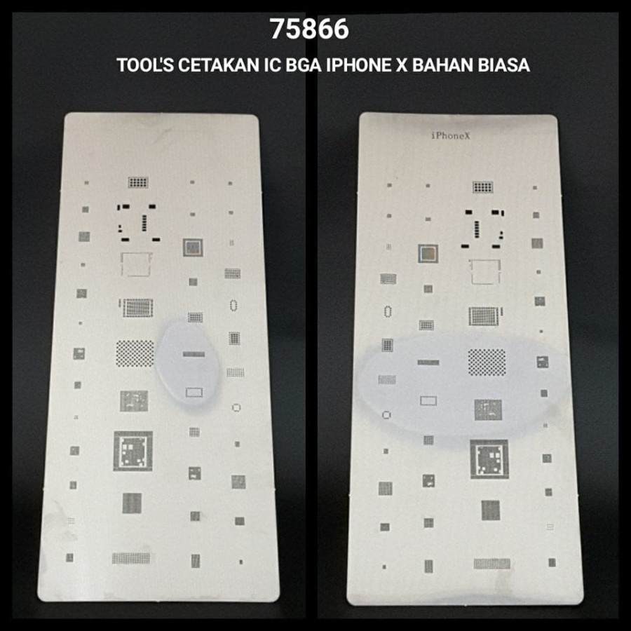 PLAT  BGA Iphone X Bahan STD