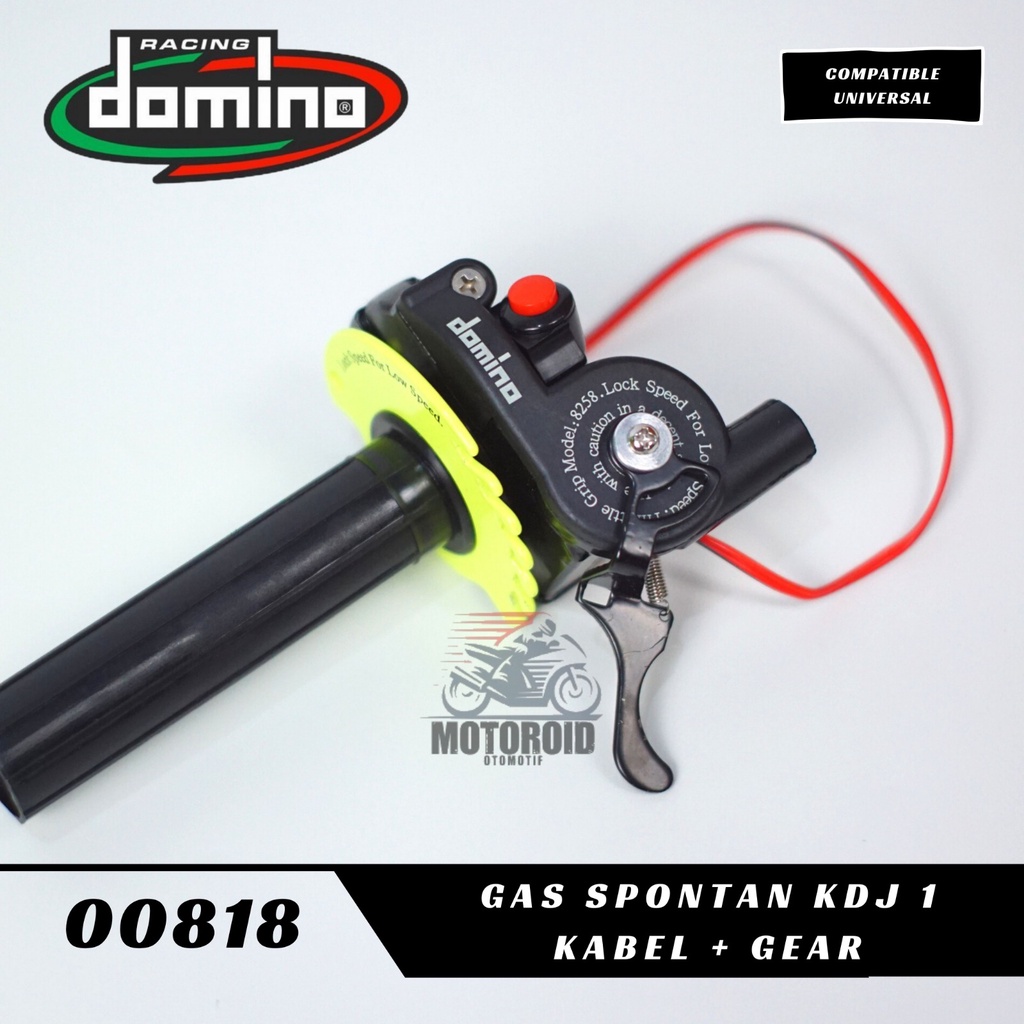 Gas Spontan Green Selongsong Domino + Penahan Tombol Starter