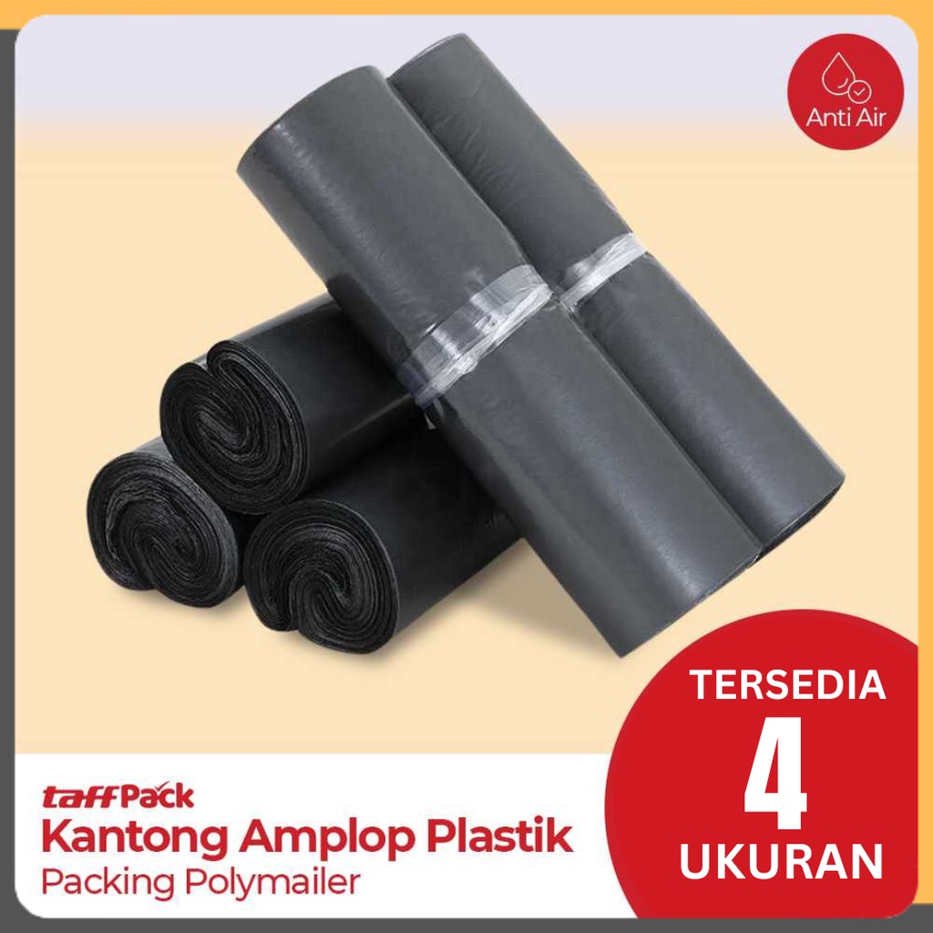 

Kantong Plastik Packing Olshop Polymailer Polybag Warna Hitam 100 Pcs
