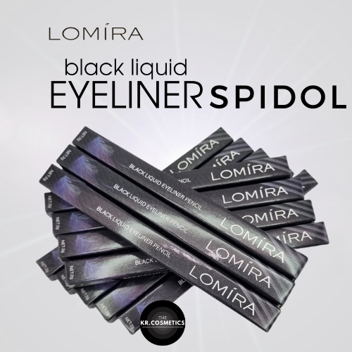 LOMIRA Black Liquid Eyeliner Pencil Waterproof Eyeliner Cair spidol BPOM  2gr