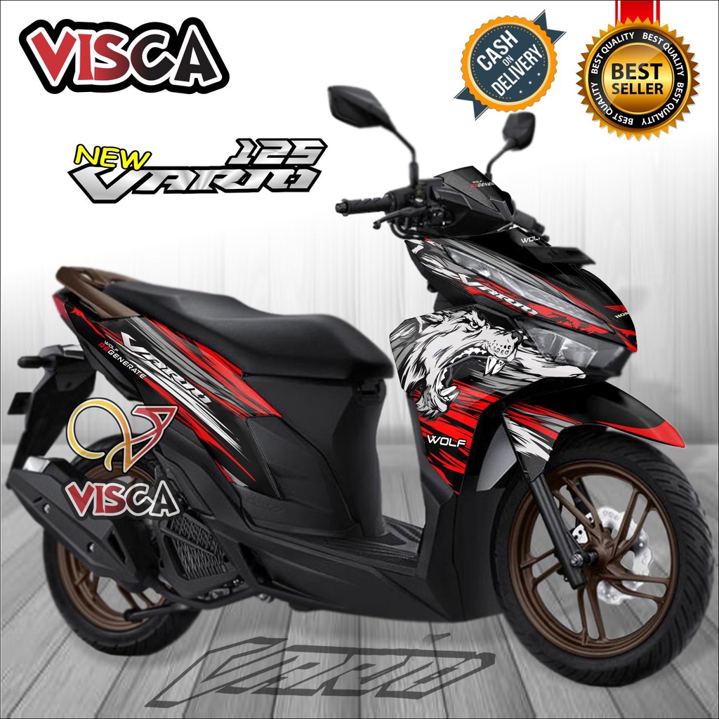 Decal Vario 125 new 2023 Striping Vario 125 New 2023 Stiker vario 125 variasi Serigala