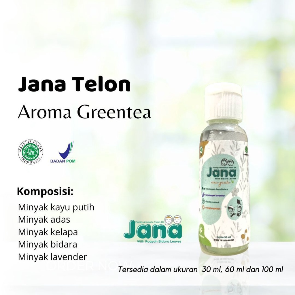 (FREE GIFT) Jana Telon Oil Minyak Telon Bayi &amp; Dewasa Minyak Bidara Ruqyah - 30 ml