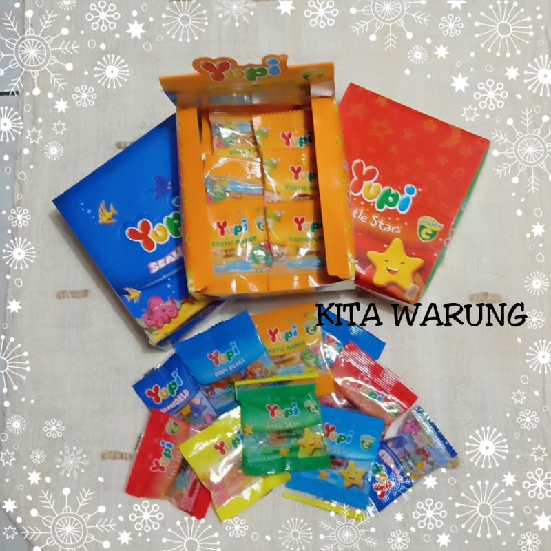 

Aneka snack, jajan anak,bekal Sekolah untuk hampers Aneka Yupi 500 an