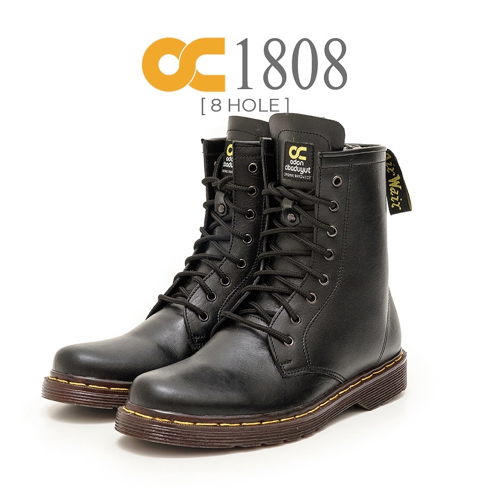 SEPATU BOOT 8 HOLE KULIT ORIGINAL 1808