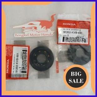 Oil Seal 20.8x52x7.5 Sil Kruk Krek As Sil Pully Depan Vario Beat Spacy Scoopy Fi Karbu Ori AHM 91202