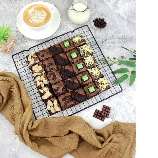 

☻ FUDGY BROWNIES SEKAT ENAK ☛