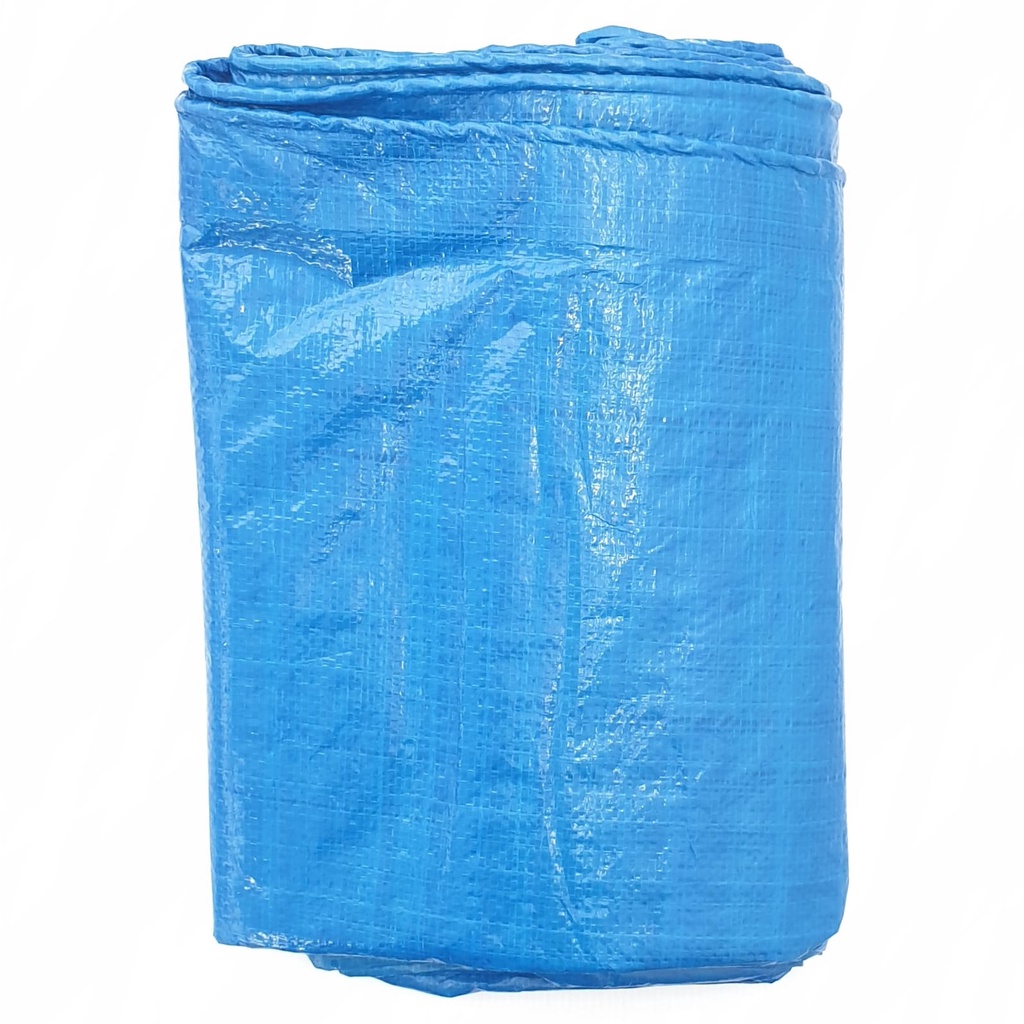 Gajah Super 100% A5 3x4 Meter Biru Muda Silver Terpal Plastik Bagus Awet Dan Murah