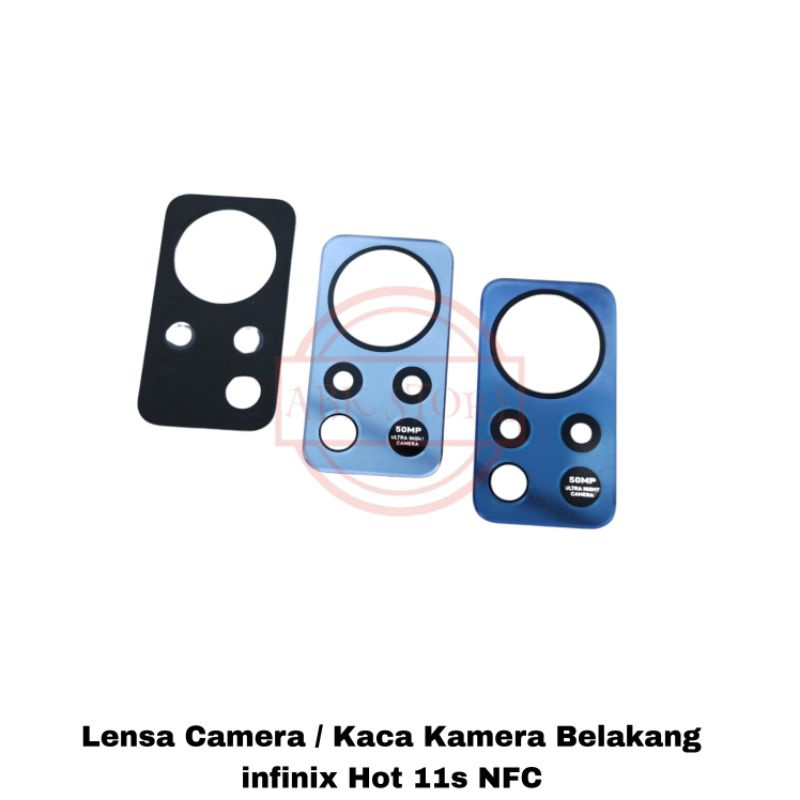 LENSA CAMERA / KACA KAMERA BELAKANG INFINIX HOT 11S NFC
