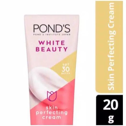 Produk Terbaik] PONDS White Beauty Day Cream Sun Protection 20g Pelembab Wajah Muka