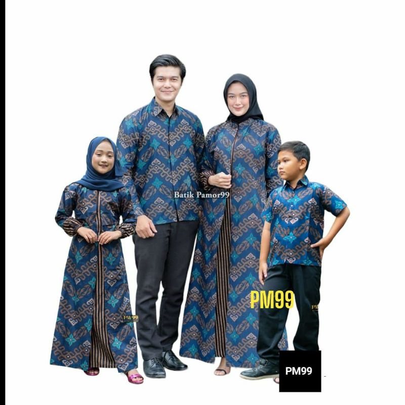 BATIK COUPLE KELUARGA TERBARU / SARIMBIT AYAH IBU ANAK  / BAJU COUPLE LEBARAN GAMIS STANDAR JUMBO BUSUI