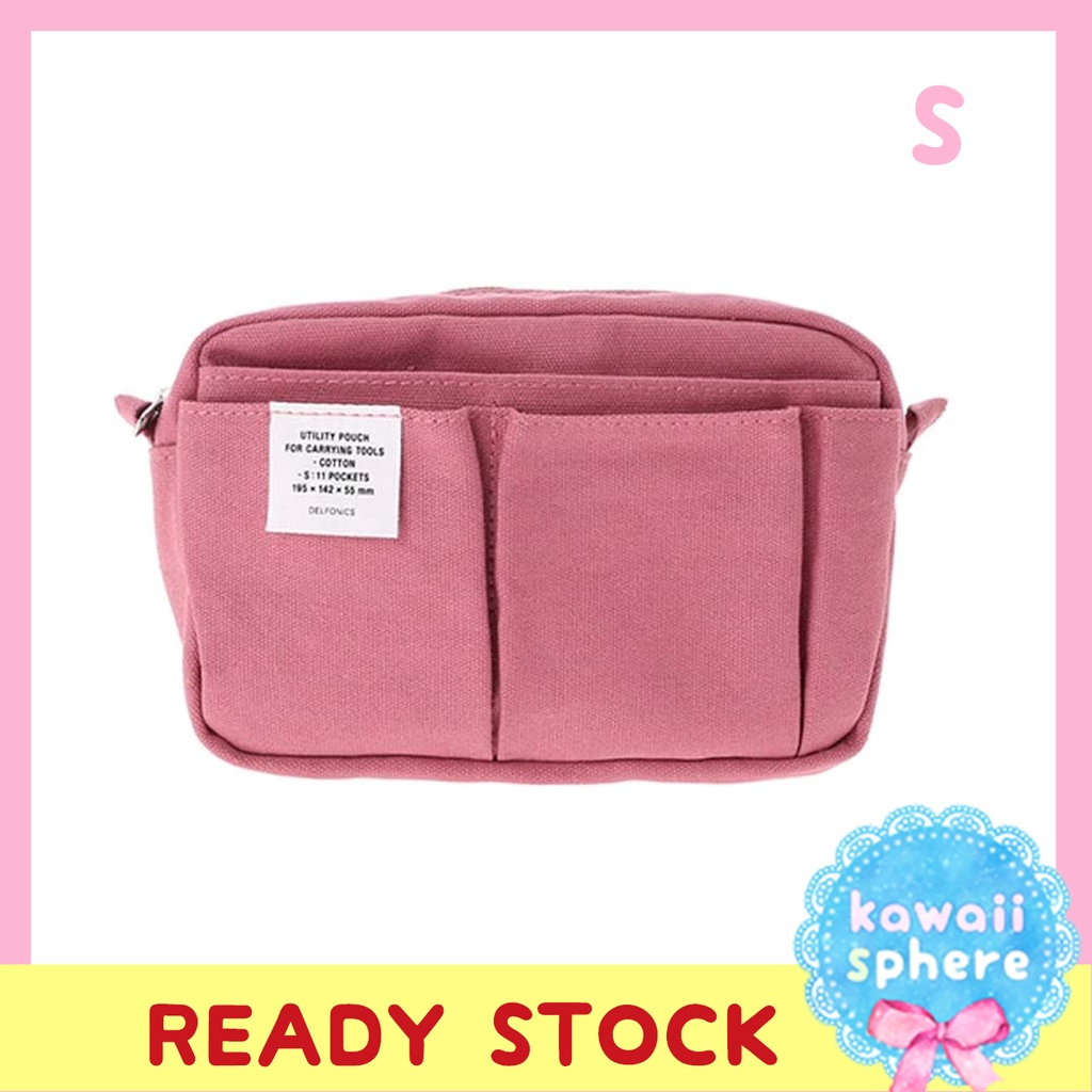 

Delfonics Utility Pouch | Size S | Pink | Ready Stock