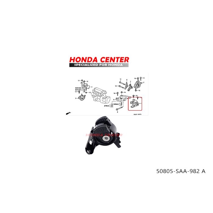 ENGINE MOUNTING KIRI TRANSMISI MOUNTING JAZZ GD3 2004-2007 MATIK