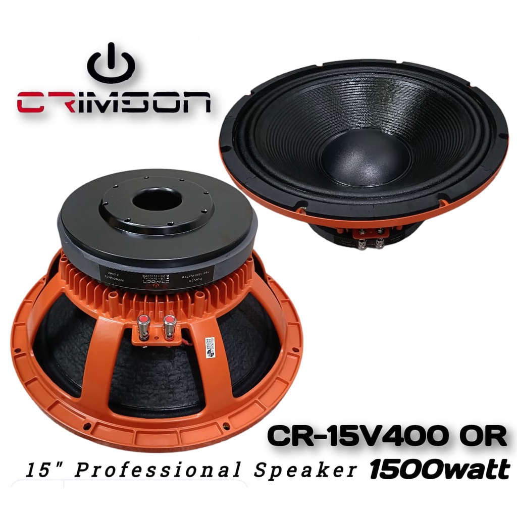 KOMPONEN SPEAKER CRIMSON CR-15V400 SPEAKER 15 INCH CR15V400