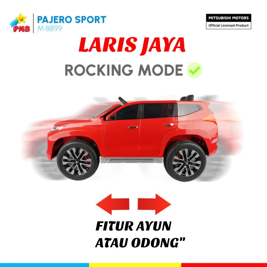 Mobilan aki anak pmb m8899 pajero sport , mobil aki anak pajero sport