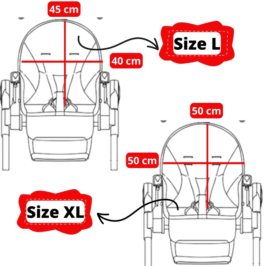 ALAS Kursi Makan Bayi JUMBO - High Chair Pad Baby Akachan mamalove graco cocolatte HC