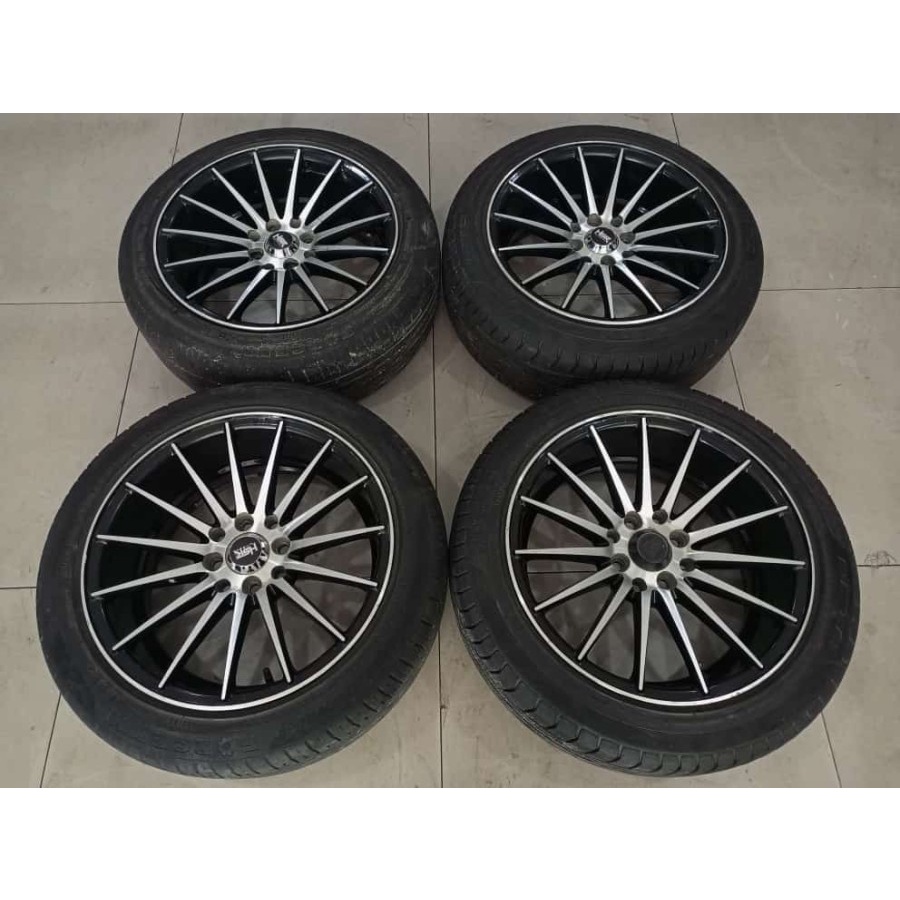 Velg Mobil Bekas Ring 16 Baut 4 VOSSEN R16X7 8X100-114,3 BAN 195 50 R16