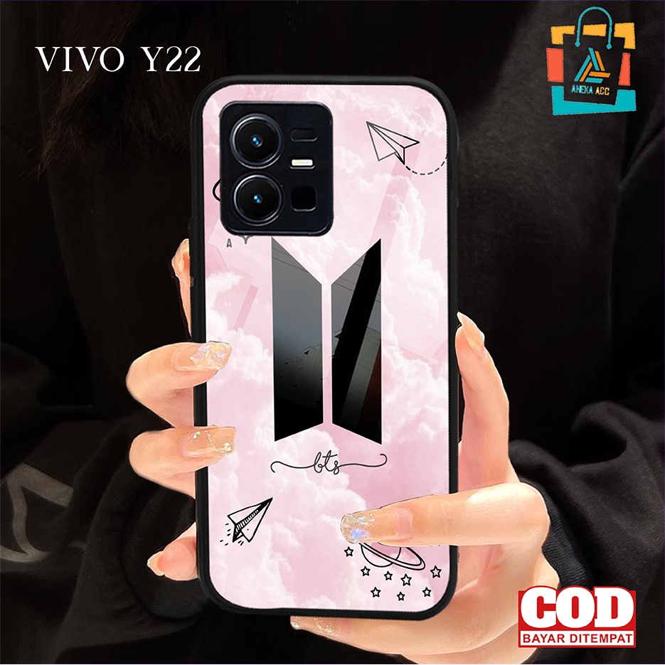 MITRACASE - CASE GLOSSY VIVO Y22 - CASE VIVO Y22 - CASSING HP VIVO Y22 - HARDCASE GLOSSY VIVO Y22 - 